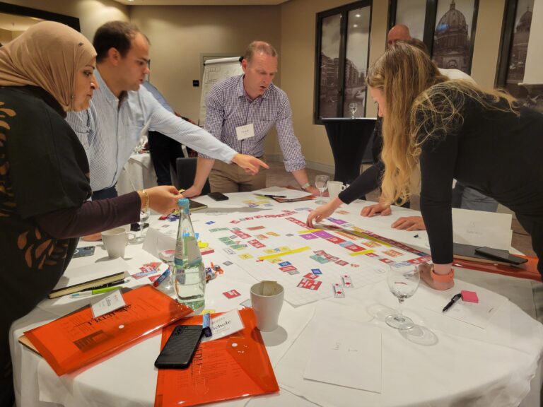 Following informative lectures, attendees consider key factors in designing a well-run emergency department.